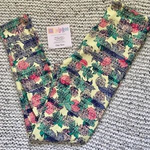 LuLaRoe OS Floral Legging
